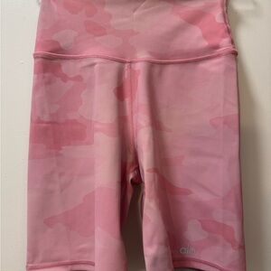 ALO Yoga Pink Camo Athletic Shorts